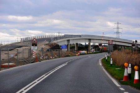 The Stoke Crossing nearing completion.