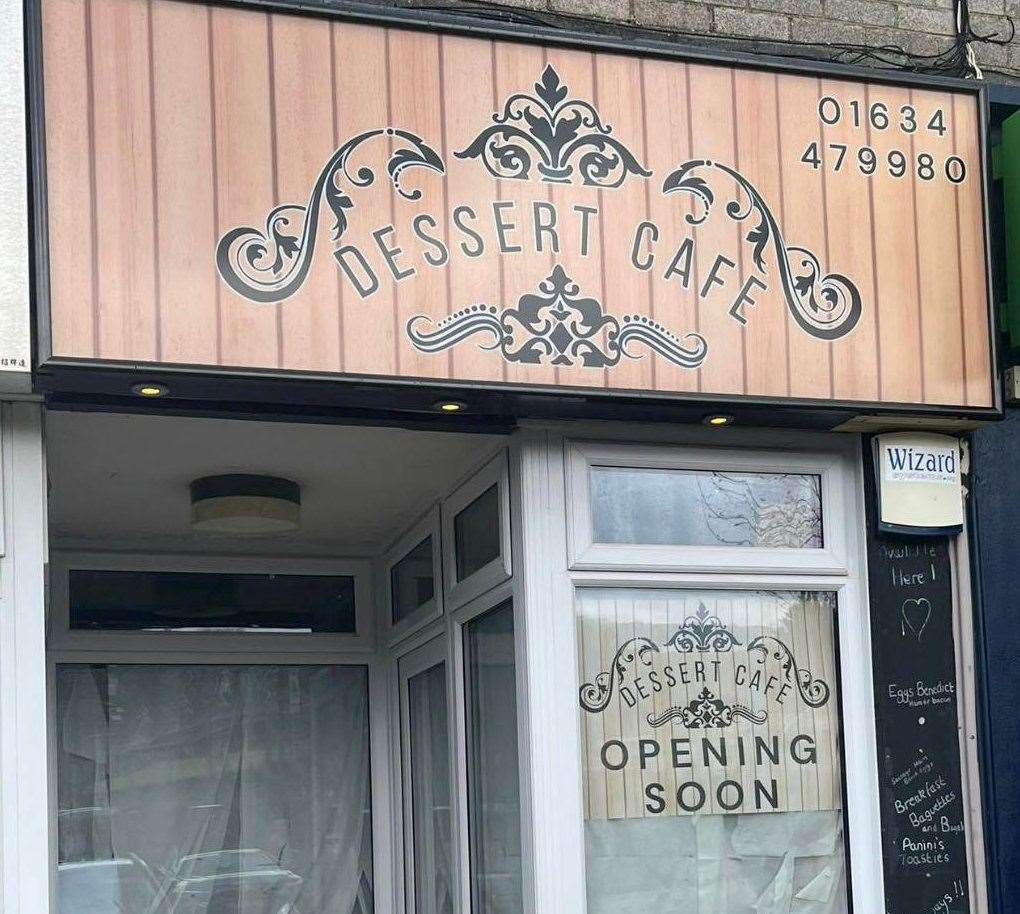 Malinder Walia's Dessert Cafe in Walderslade Road opens its doors to customers today