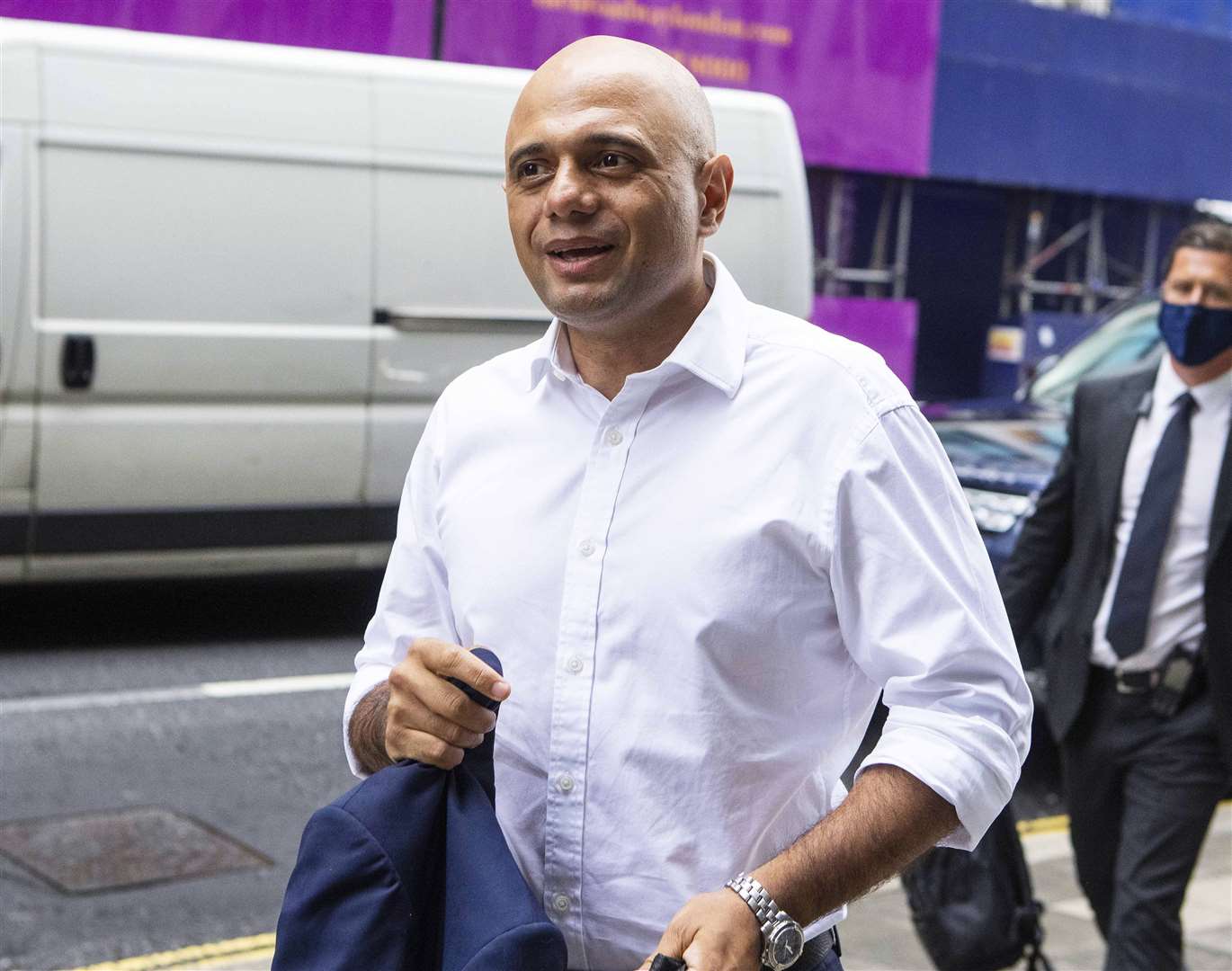 New Health Secretary Sajid Javid said the camera in the ministerial office had now been disabled (Yui Mok/PA)