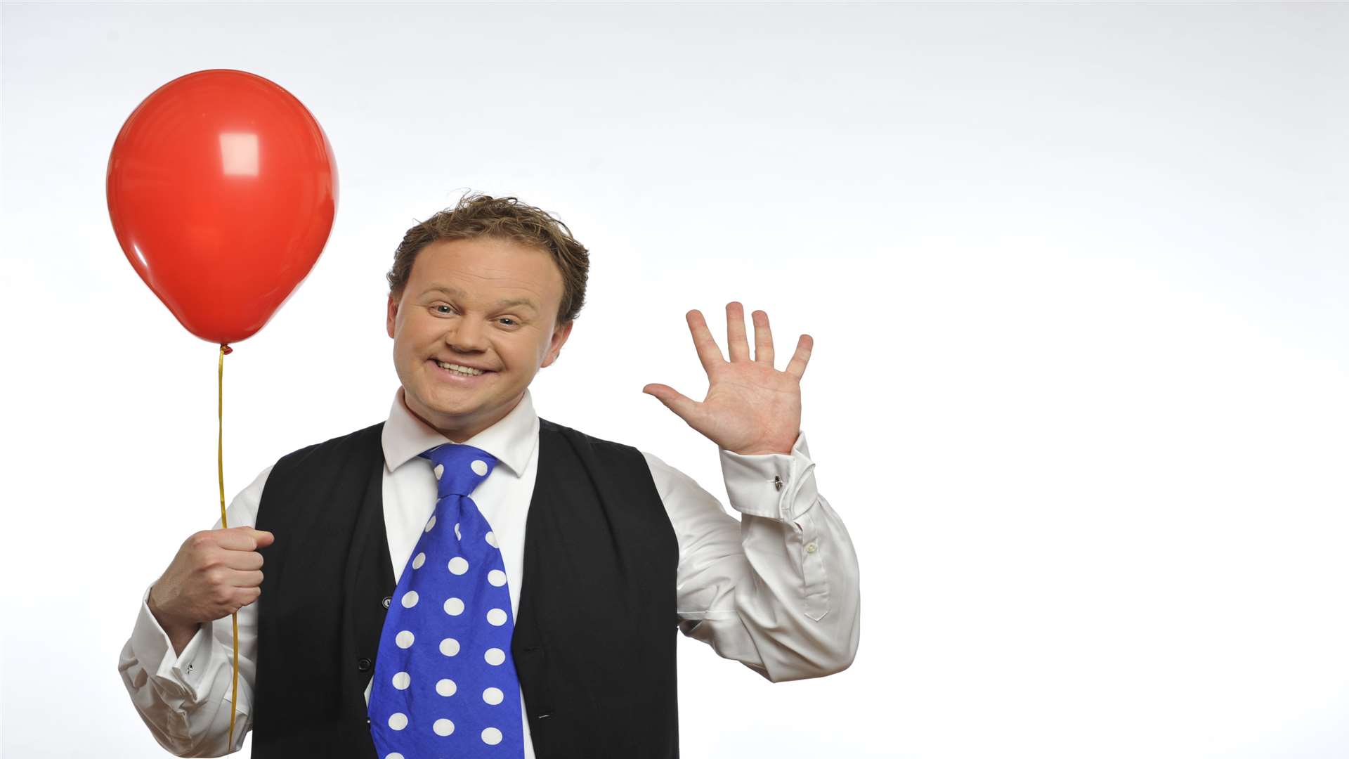 Justin Fletcher is appearing at Bluewater