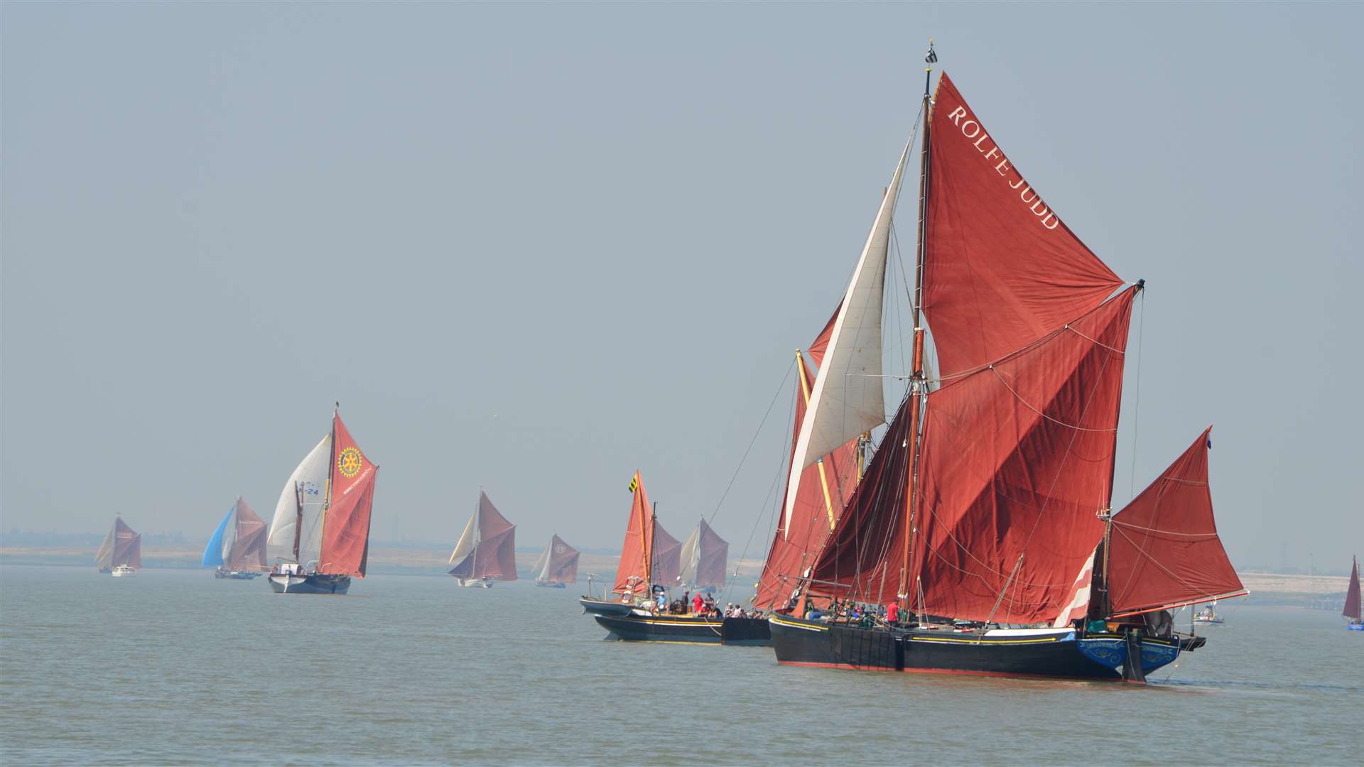 Racing on the Thames at Gravesend. Picture by Jason Arthur