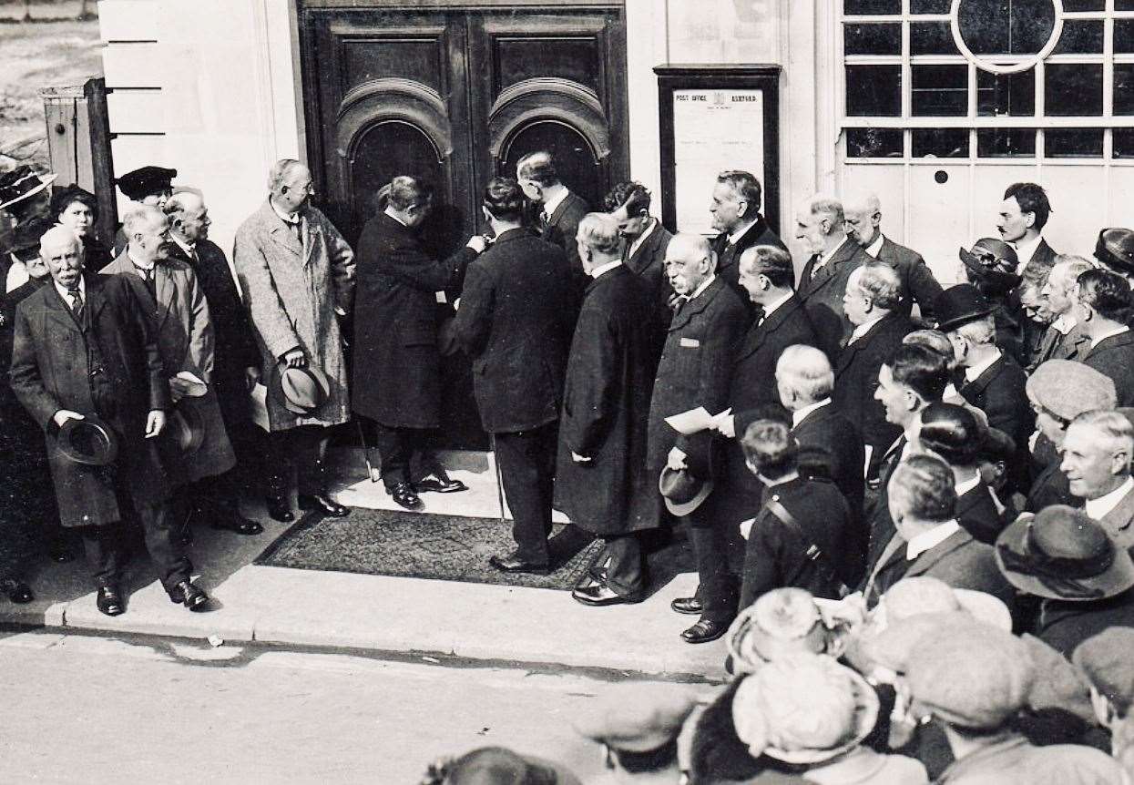 The Post Office on its opening day in 1926