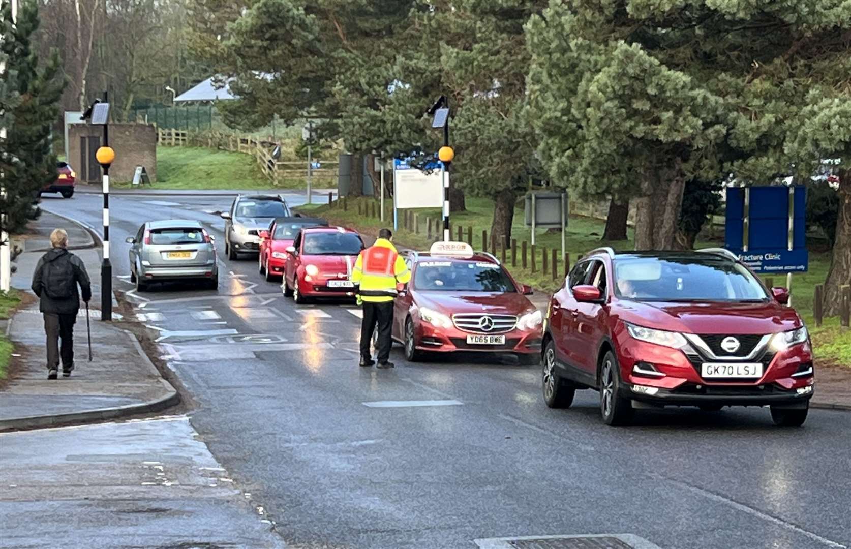 Drivers are being turned away from the main car park