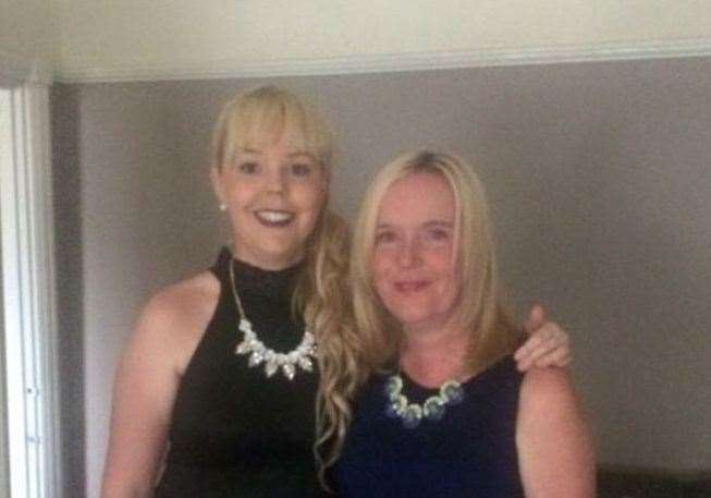 Kirsty Toner with her mum Stella