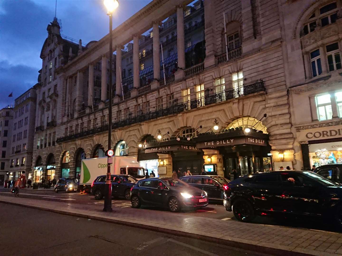The Dilly hotel in Picadilly