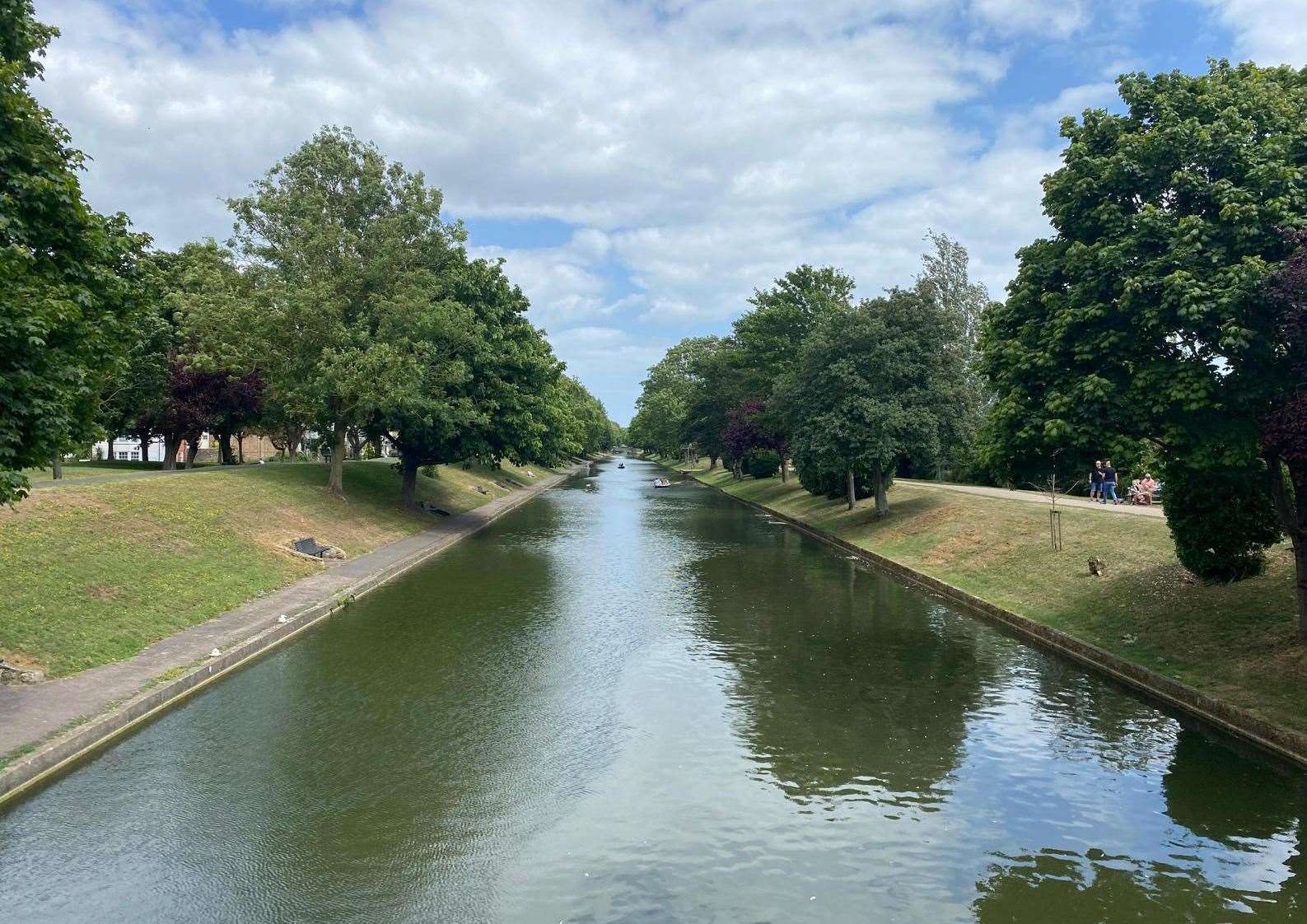 Police want to speak to a cyclist who was at Hythe's Royal Military Canal on June 14