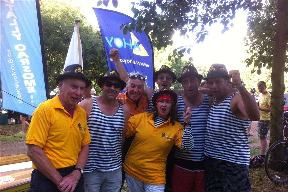 The Row Brows at the Thames Great River Race