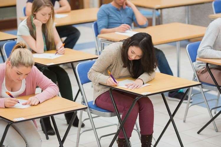 Alex has to wear ear plugs when sitting exams to help control the condition. Stock picture