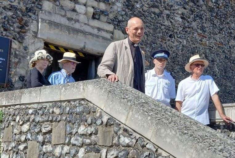 Canterbury Cathedral's Quenin Gate entrance has been reopened to the public