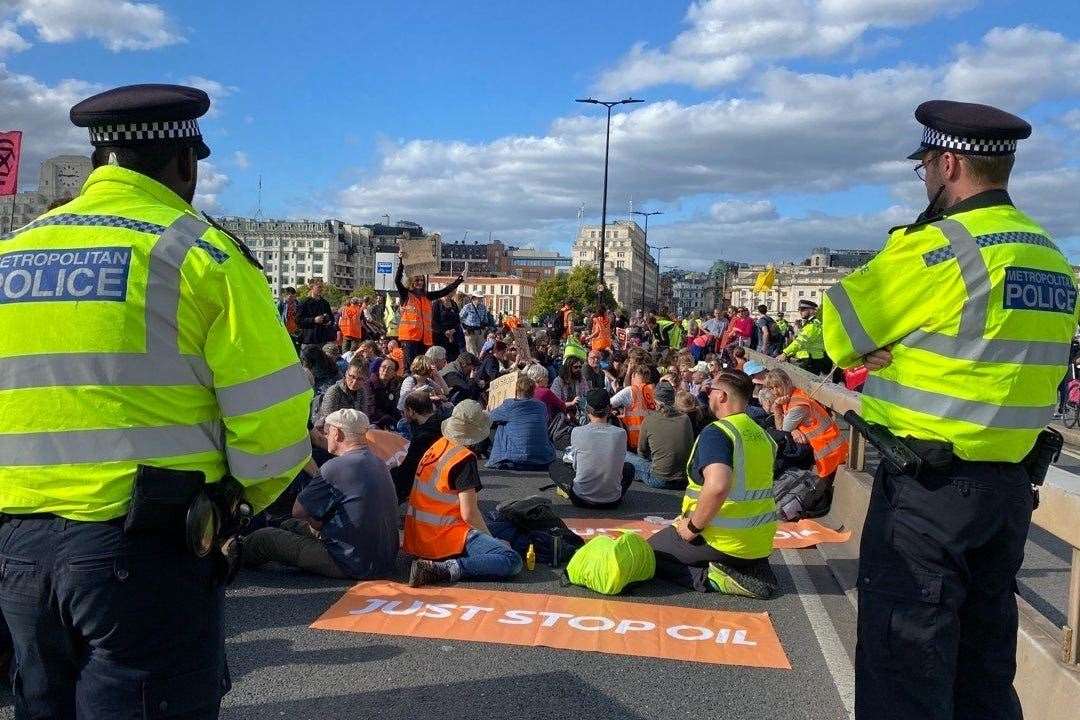 Second Day Of Protests Against Soaring Energy Prices And Climate Crisis