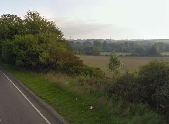 Kent Police is investigating a reported accosting which took place in a field off Dartford Road, South Darenth