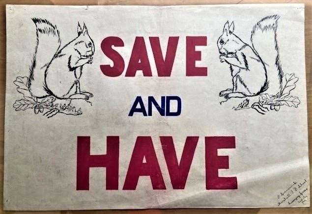 Mr Spanswick's 1941 national savings poster