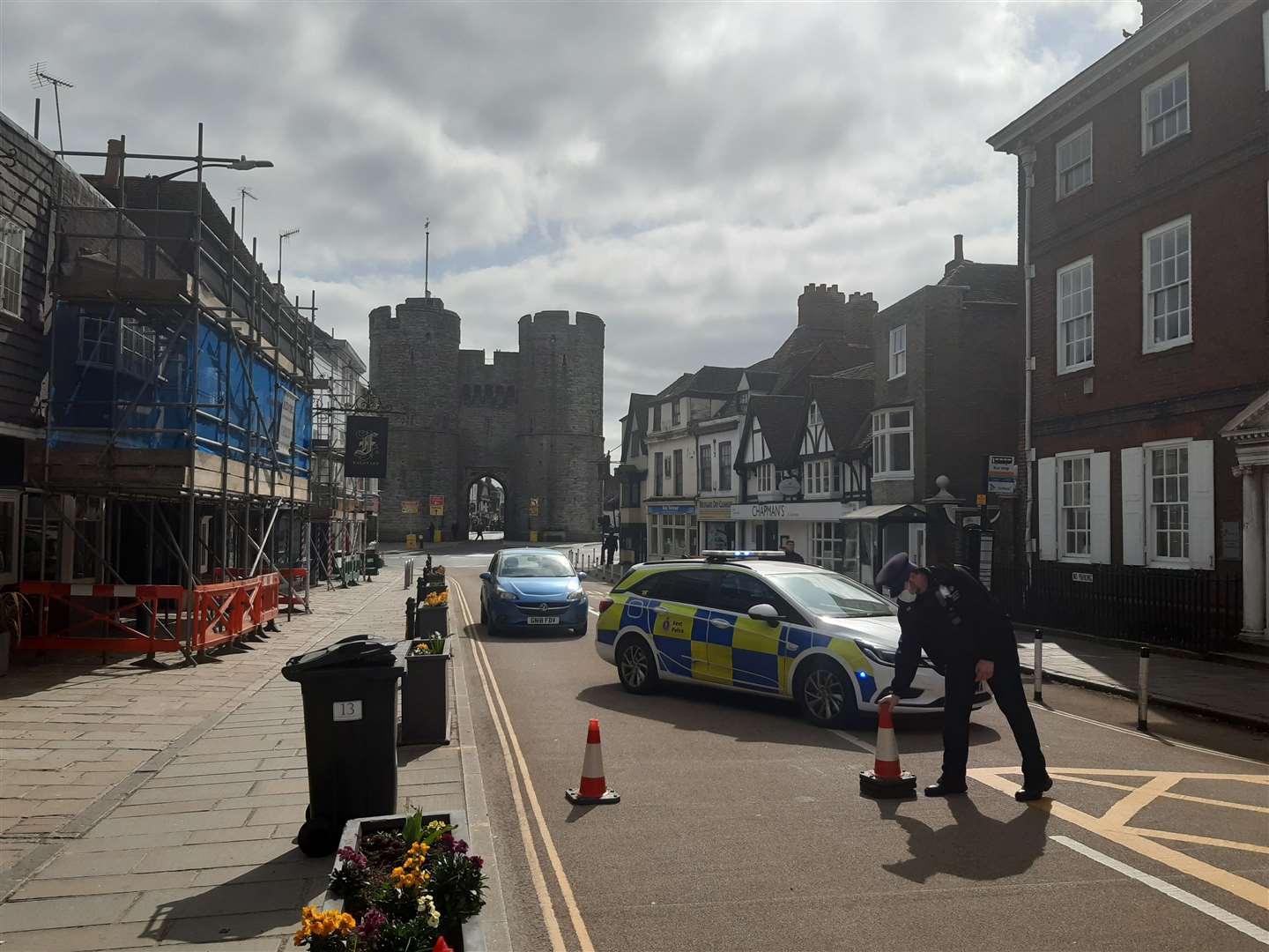 St Dunstan's Street has been shut