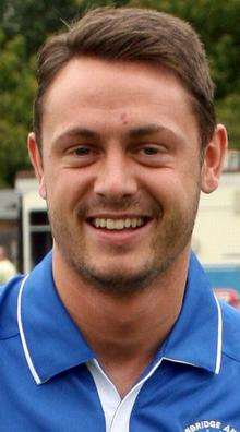 Tonbridge Angels striker Frannie Collin.