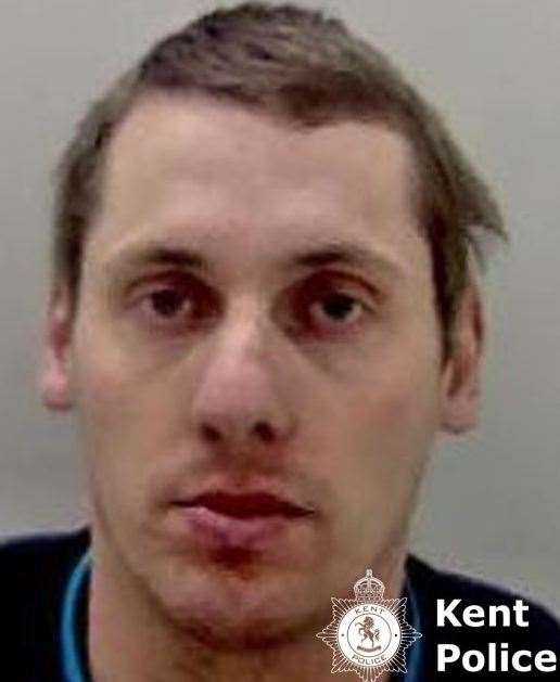 Champion, of Old Road, Chatham, was arrested and charged with multiple breaches of his sexual harm prevention order between March and April. Picture: Kent Police