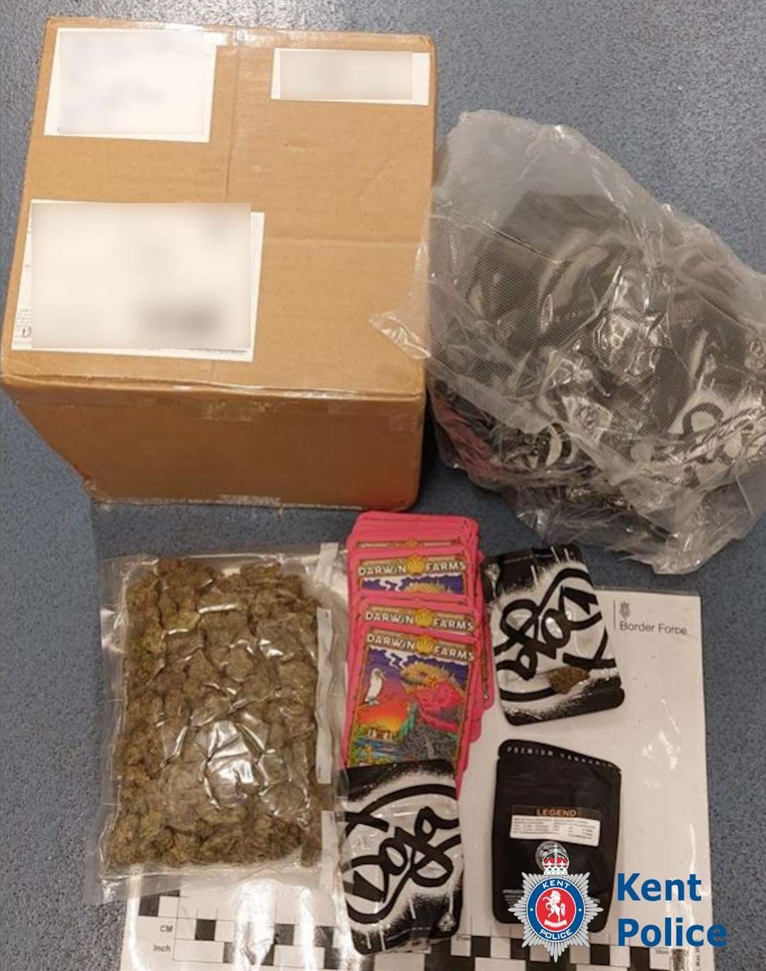 Cannabis Border Force intercepted bound for Felix Boo's Whitstable home