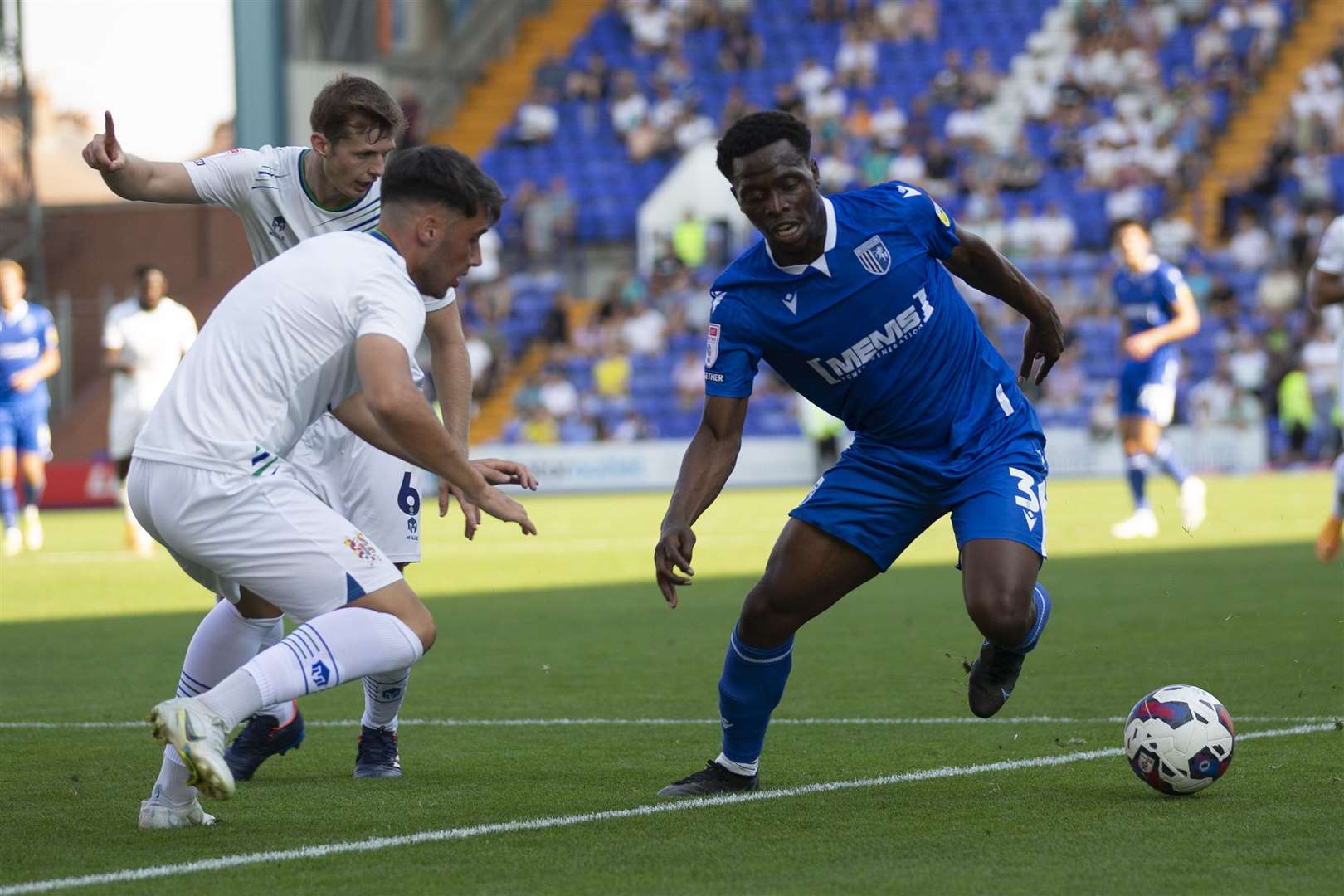 Gillingham defender David Tutonda needs a minor operation. Picture: KPI