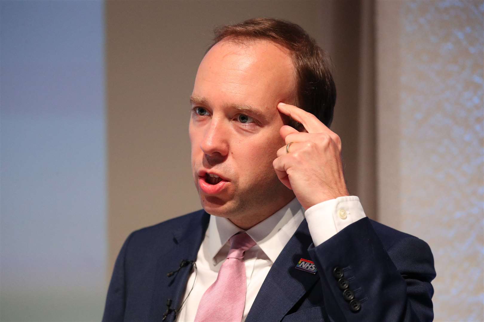 Matt Hancock said it would improve services for patients and also free up clinicians to target the most important matters (Jonathan Brady/PA)