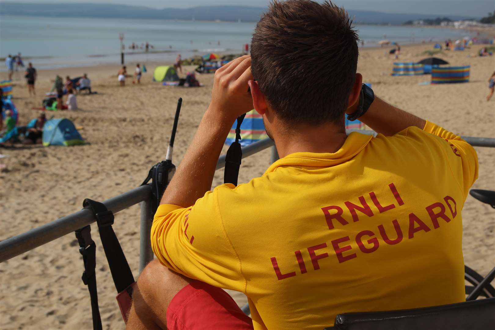 Lifeguard cover at Camber Sands. Picture: RNLI