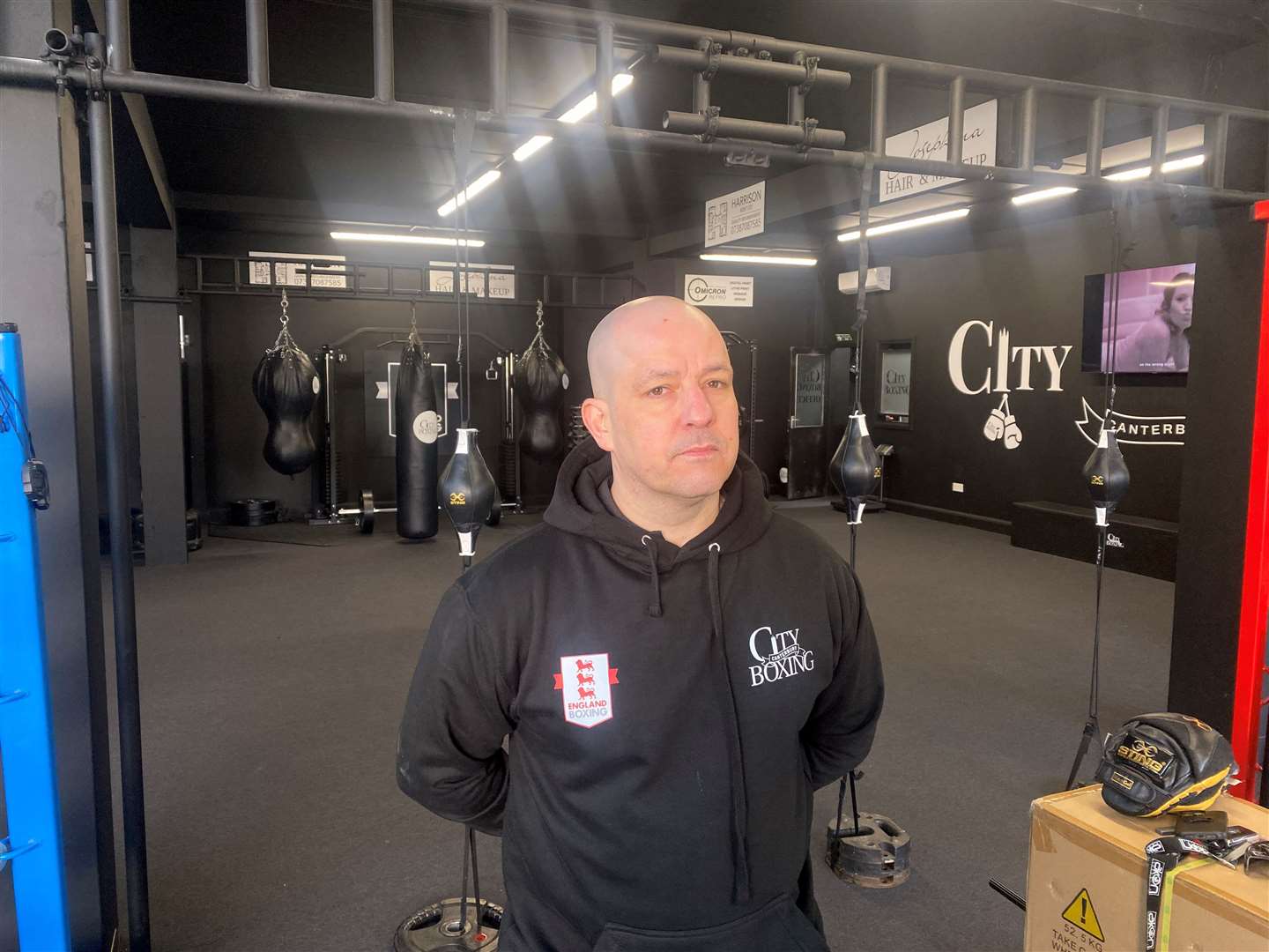 Oli Nonis supports City Boxing in Canterbury with the aim of positively influencing local youngsters