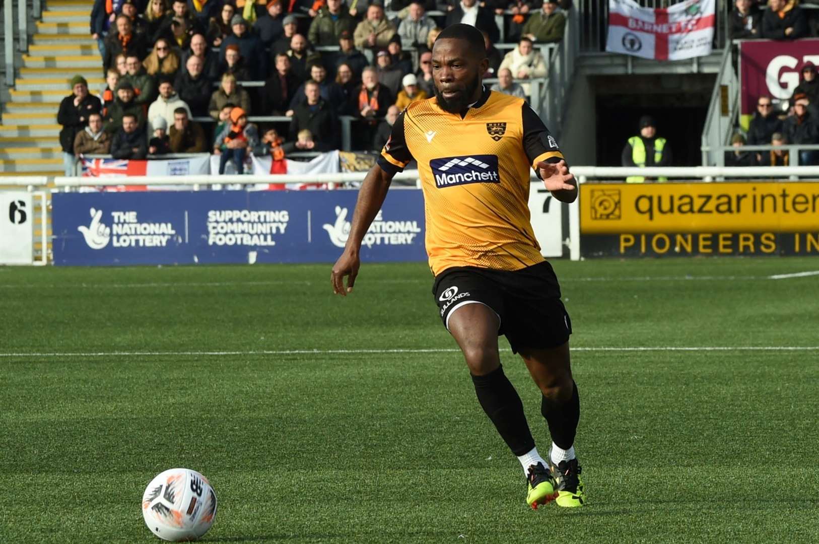 Maidstone United winger Mark Marshall. Picture: Steve Terrell