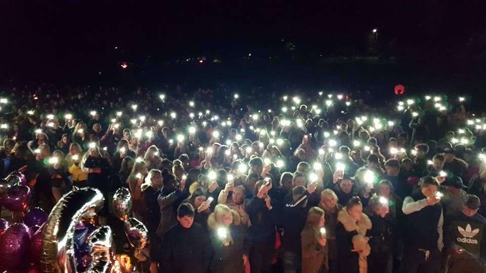A candle-lit vigil for Georgia was held after her death last year