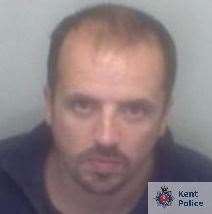 James Coffield, 40, from Gillingham, was jailed after attacking his friend in Chatham. Picture: Kent Police