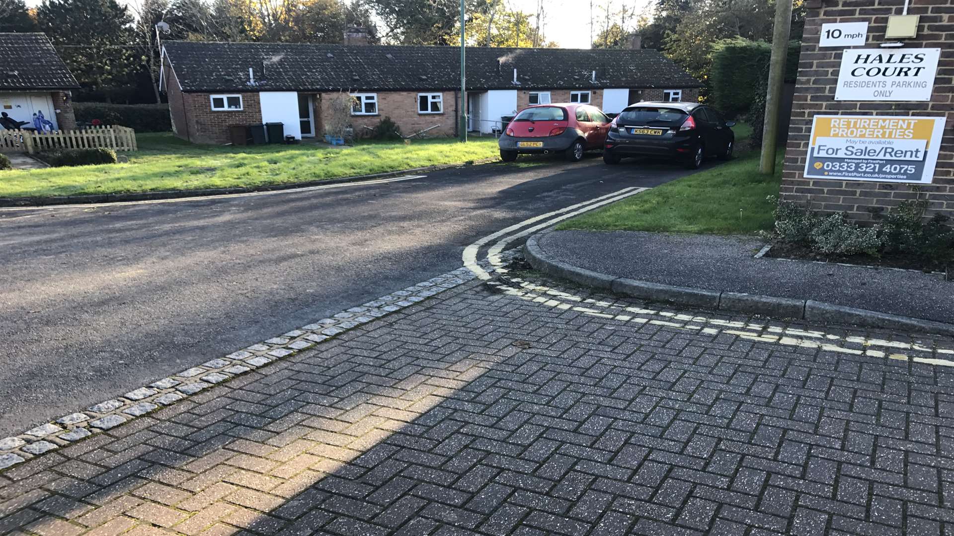 Somebody has been leaving aggressive notes on parked cars in Hales Close