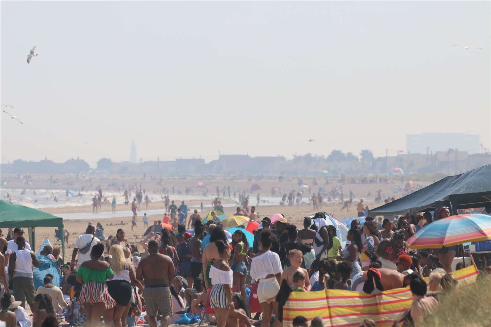 Revellers took to Greatstone Beach as part of a pre-planned 'beach cookout' last year- and are due back this weekend