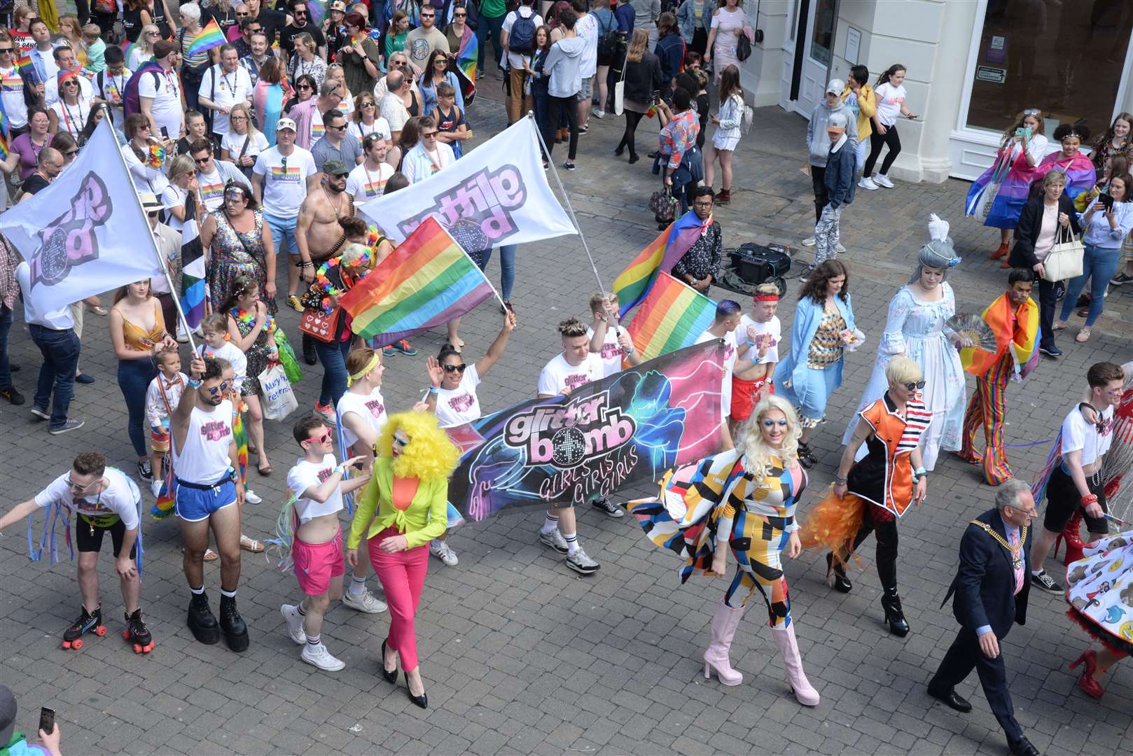 Ms Cooke organised Medway Pride 2020 which took place online. Pictured: Canterbury Pride 2019 by Chris Davey