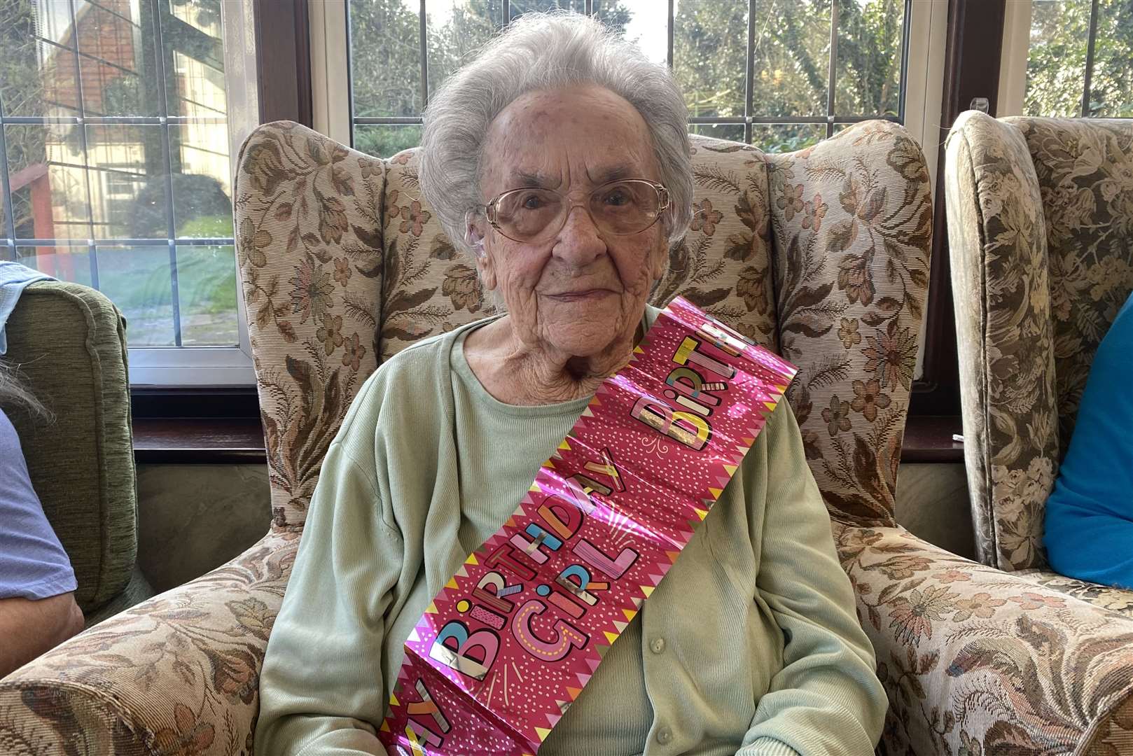 Ivy Woolcock celebrates her 109th birthday at Orchard Cottage care home