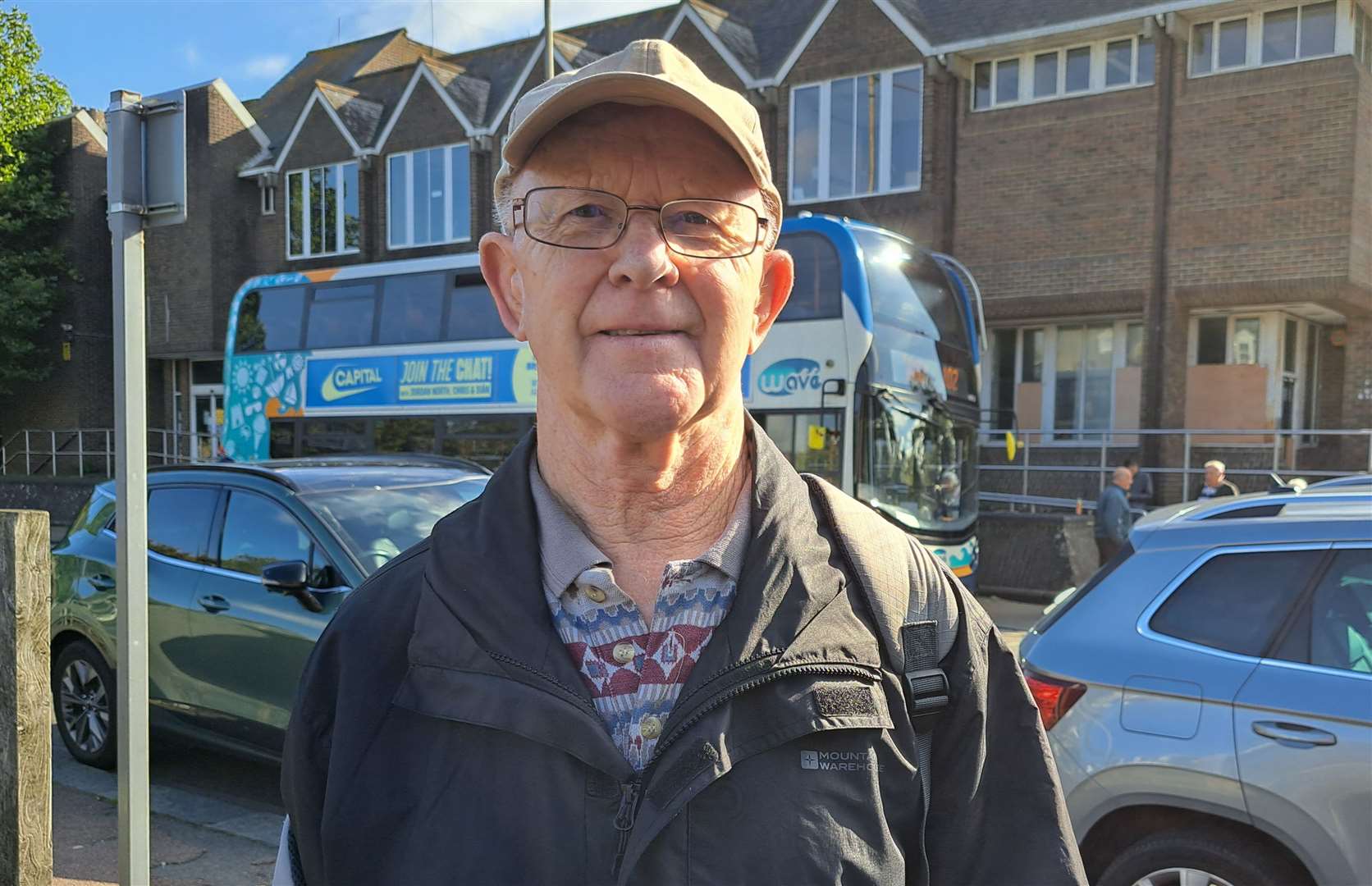 Resident Gordon Newton has signed the petition against the bus contraflow plan