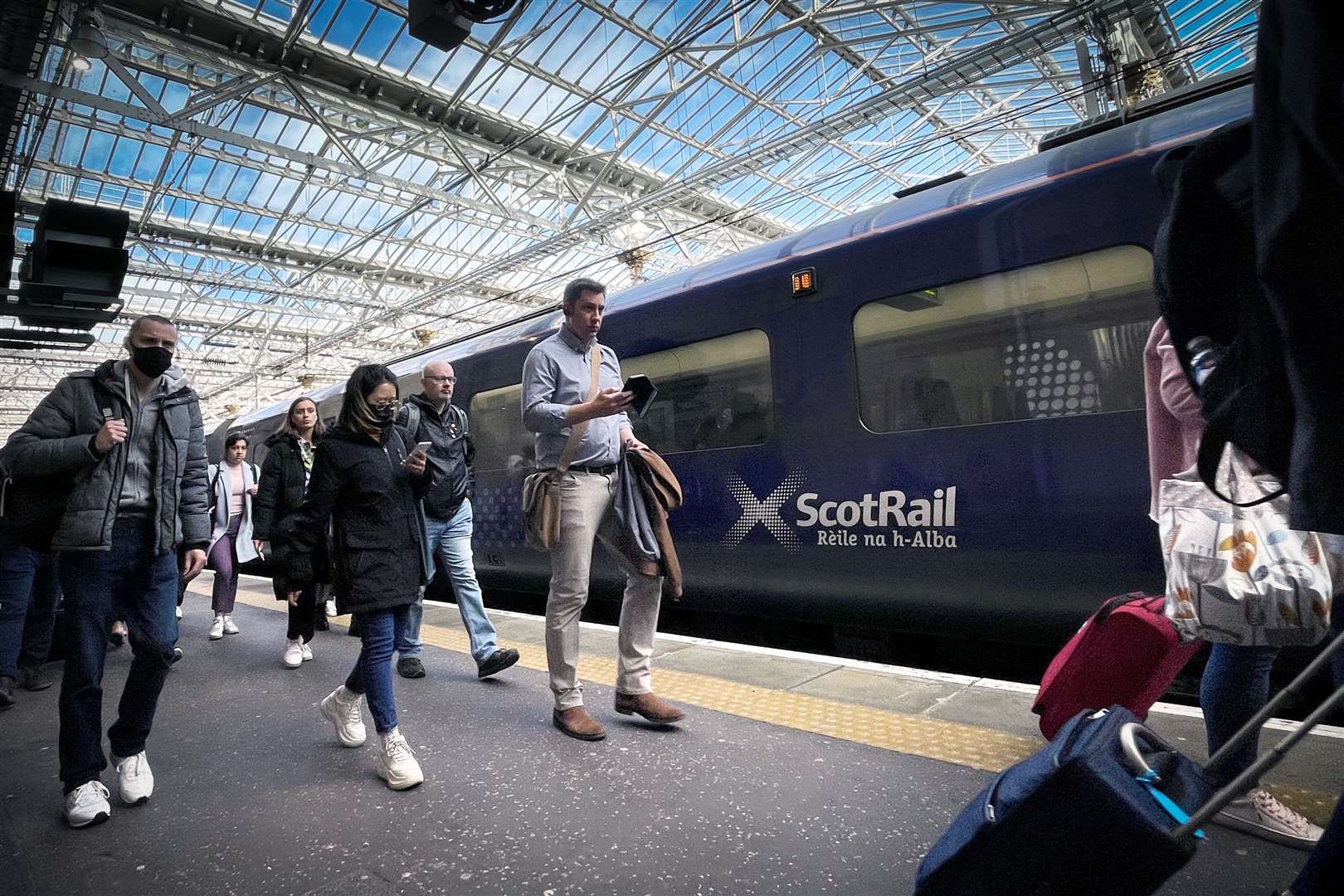 ScotRail has been running a reduced timetable (Jane Barlow/PA)