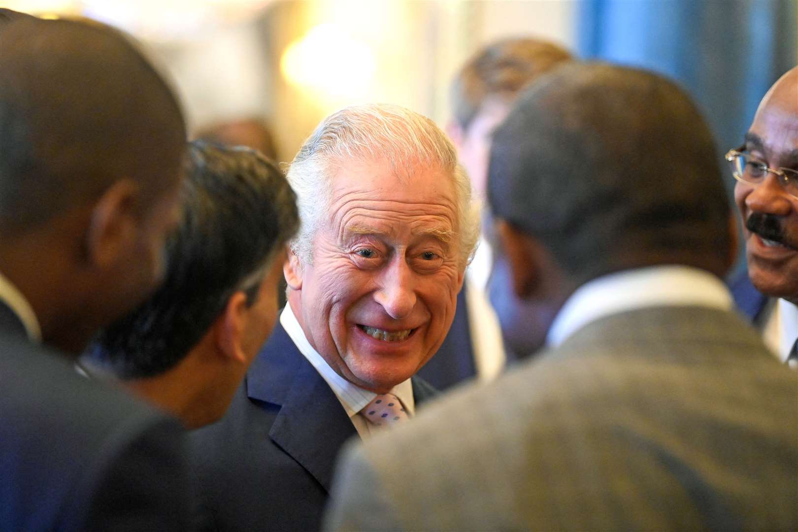 The King attends a Realm Governors General and Prime Ministers Lunch at Buckingham Palace (Toby Melville/PA)