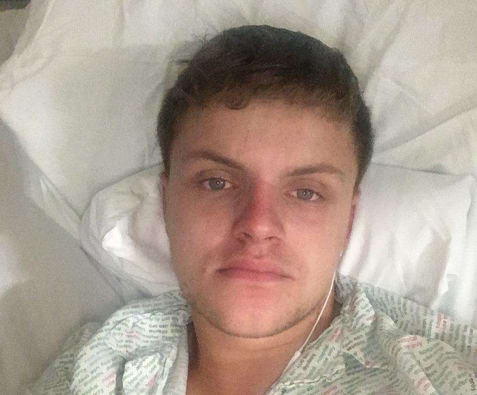 Ian Jones, 24, who has been hospitalised following a hit-and-run crash. (3325862)