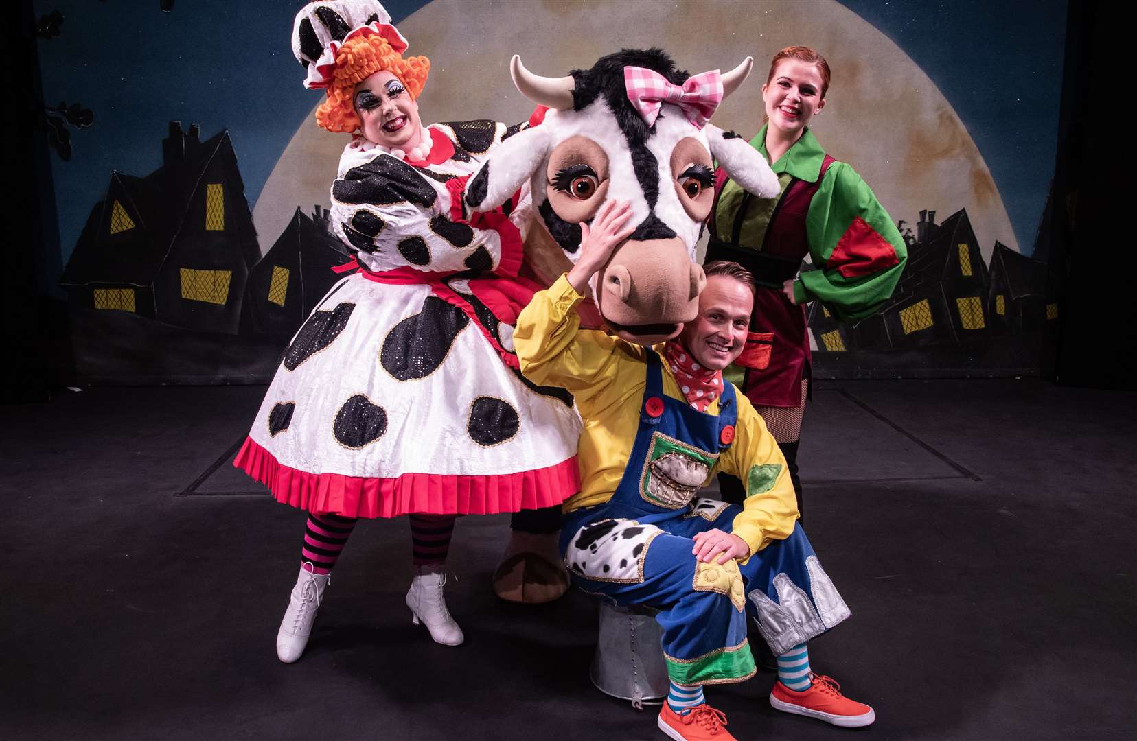 The Trott family who will appear in the production of Jack and the Beanstalk at the Central Theatre in Chatham