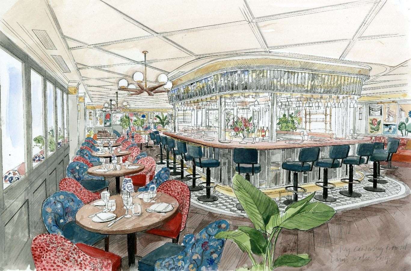 An artist's impression of what the Ivy's latest restaurant in Canterbury could look like. Picture: The Ivy