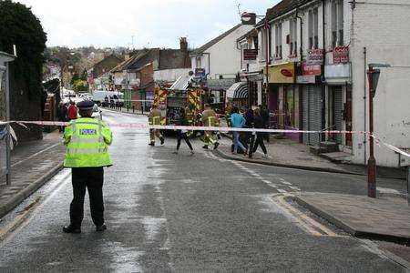 The scene is Delce Road, Rochester