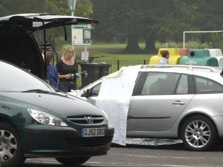 The scene of the tragedy. Picture: KM Group photographer PAUL DENNIS