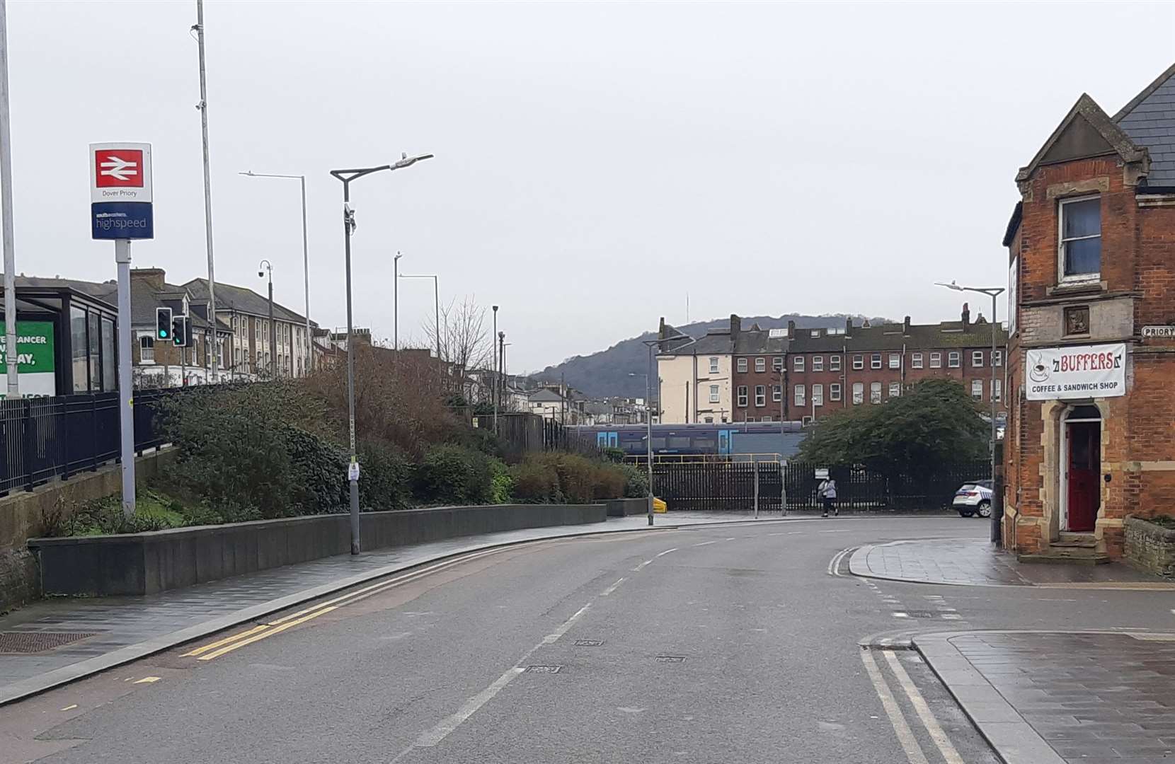 Station Approach at Dover Priory station