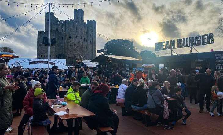 The food village has been extended for this year and is expected to house even more vendors. Picture: Sam Lawrie