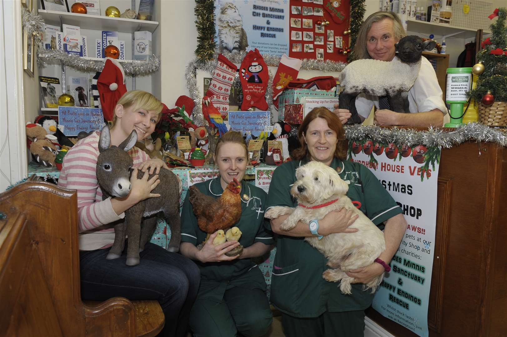 Burnham House vets in Dover calling on pet lovers to create stockings