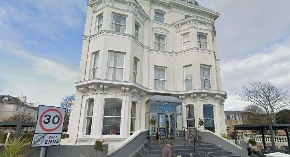 Karl Brazier-Denning broke into the View Hotel in Clifton Road, Folkestone and stole booze from inside