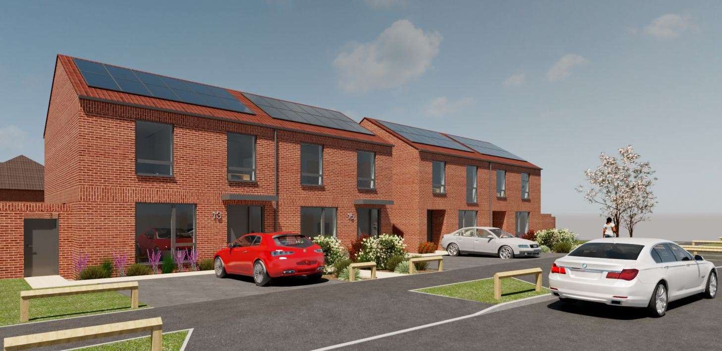 How the new homes in Mill View, Willesborough could look. Picture: ABC