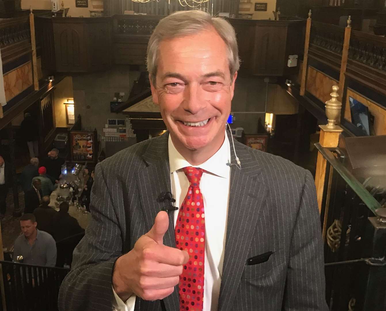 Nigel Farage hinted he could make a comeback