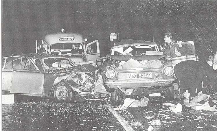 The crash in 1965. Credit to S.B Publications