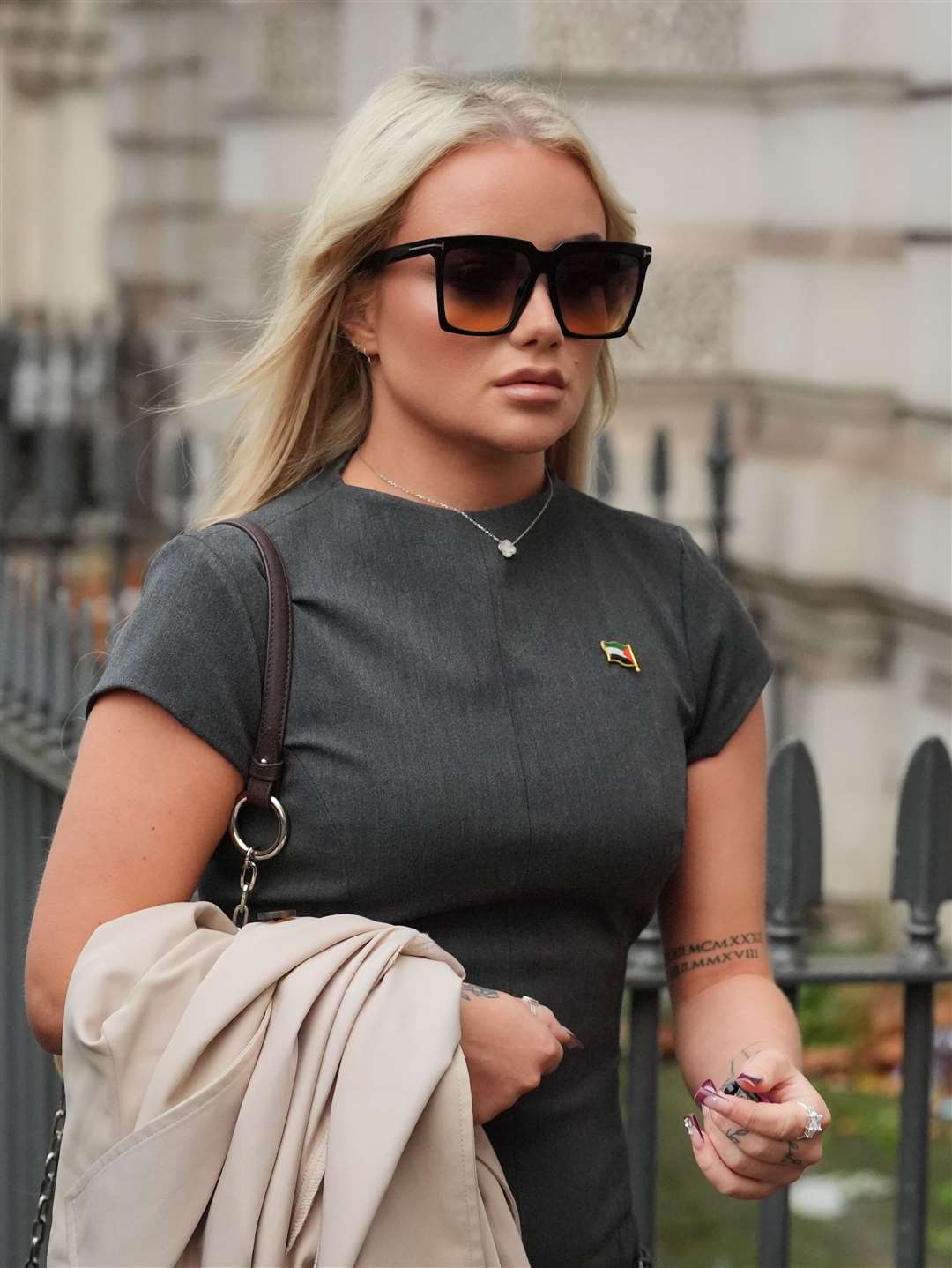 Victoria Thomas Bowen arrives at Westminster Magistrates’ Court (Jonathan Brady/PA)