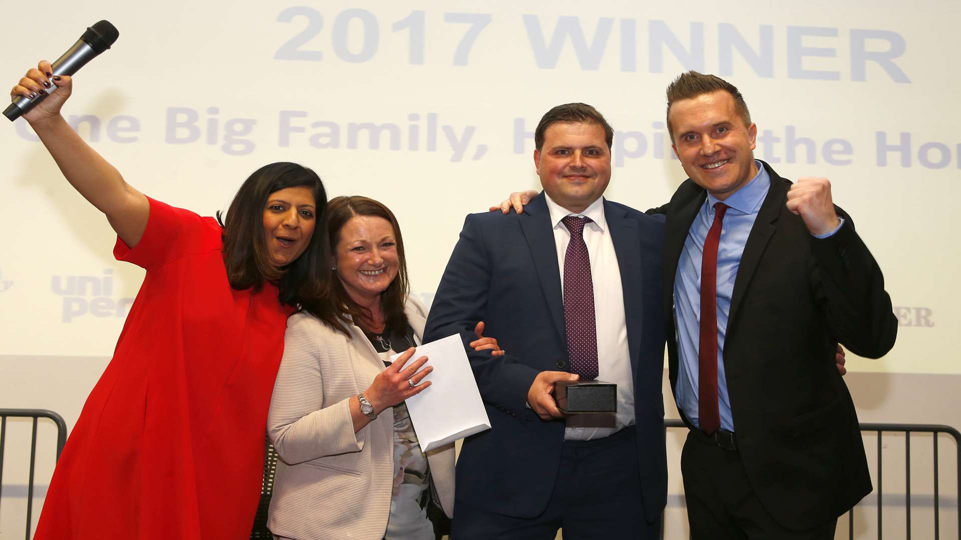 Pride in Medway Winners 2017 Liz and Darren Shaw from One Big Family Helping the Homeless