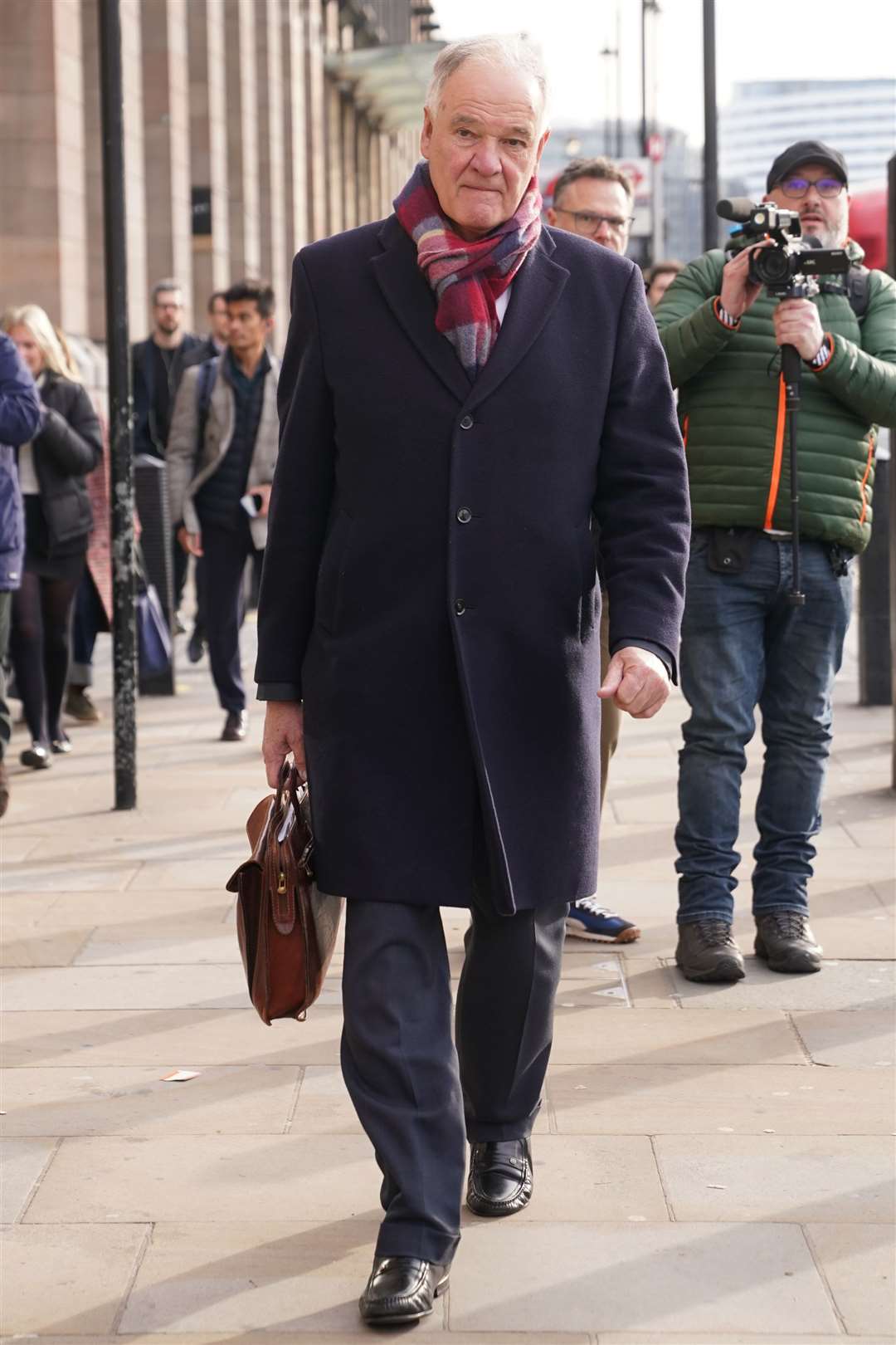 Henry Staunton arriving at the Houses of Parliament to appear before the London Business and Trade Committee (Lucy North/PA)