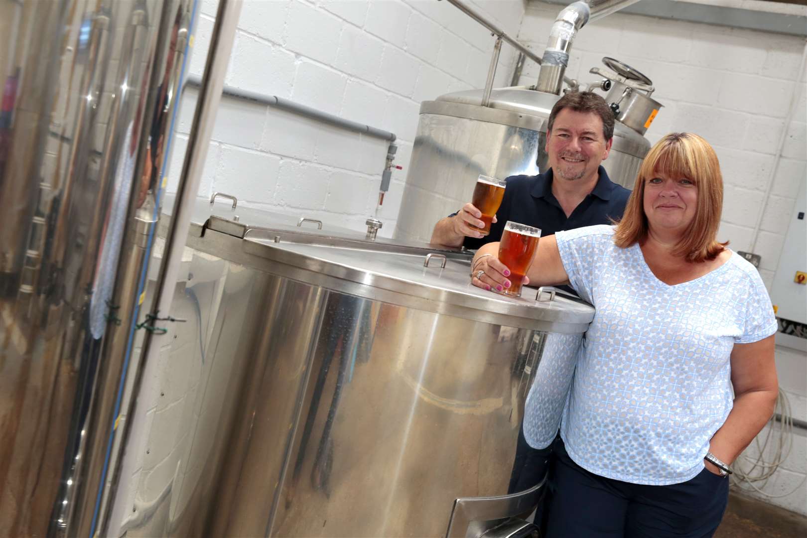 Steve and Jacqui Hefft opened 12 Bar Brewing Company in Marden in June